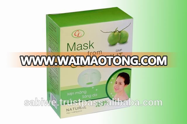 Famous Coconut Whitening Facial Mask, 100% natural